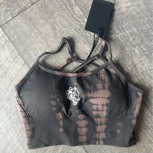 Darc Sport Black and Brown Sports Bra